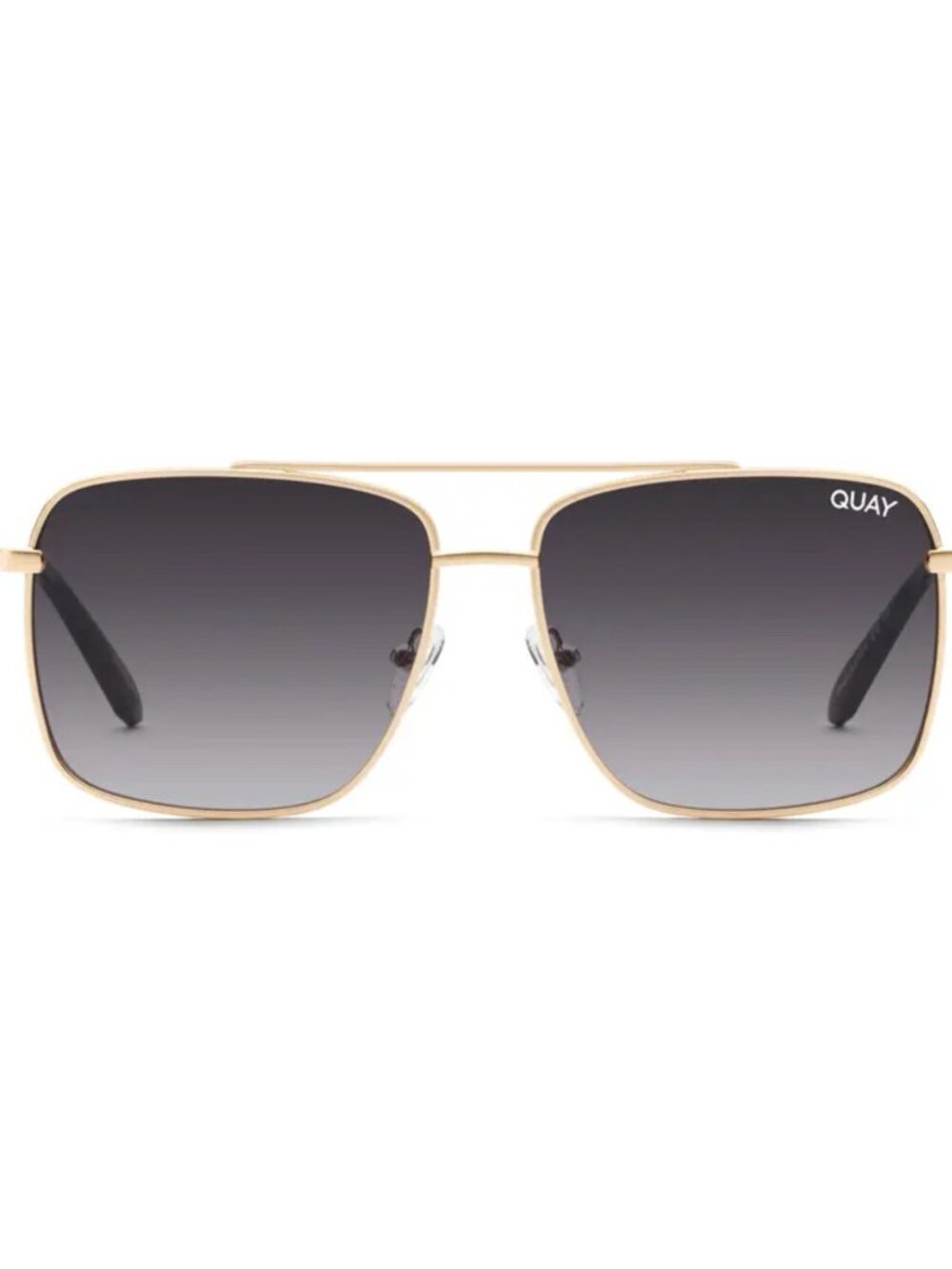 QUAY Hot Take Sunglasses – Gold Frames – Smoke Lenses - NWT